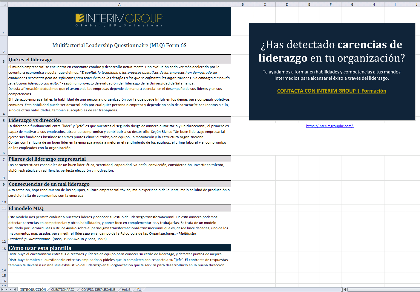 Encuesta De Liderazgo En Una Empresa